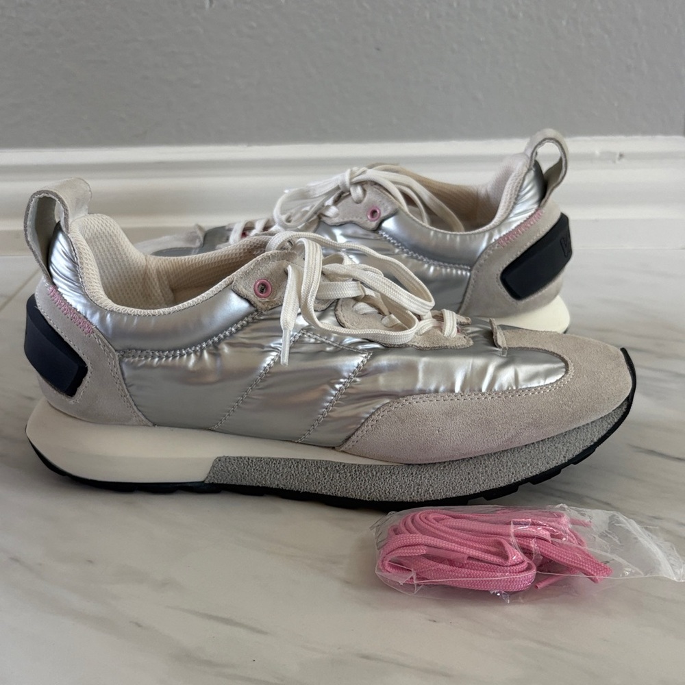Vintage Havana Miles 3 Silver and Pink Sneakers Size 10